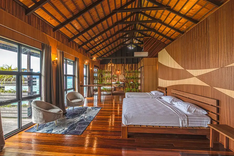 Luxurious chalet at Pearl Island Resort